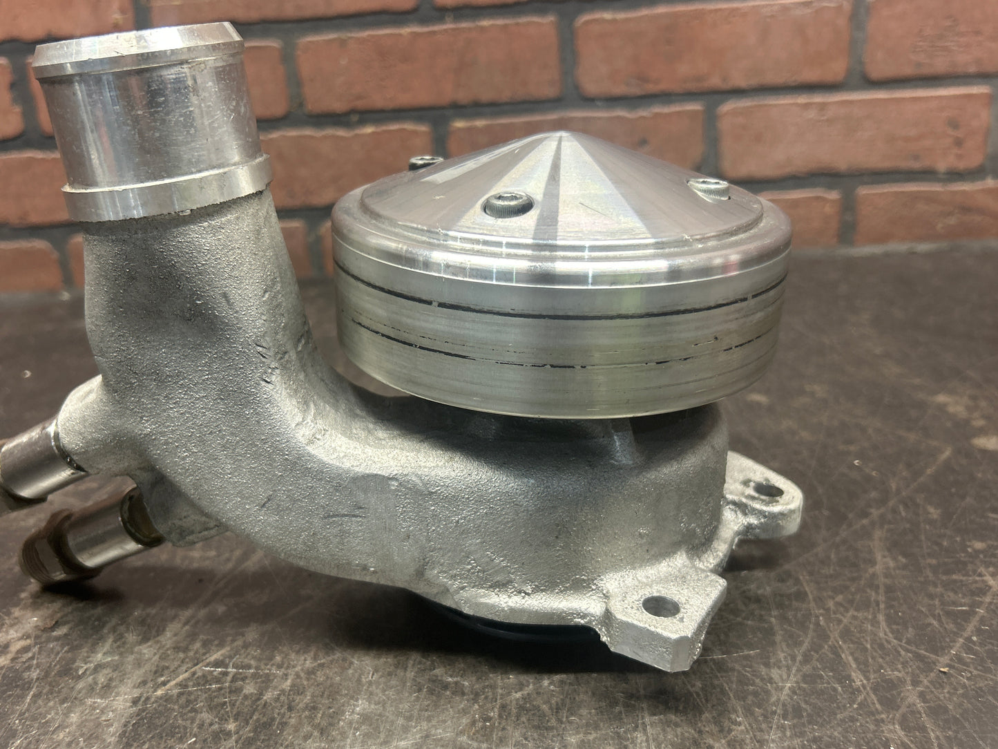 96-02 Dodge Gen 2 Viper OEM Water Pump W/AN Conversion & Billet Pulley 04763774