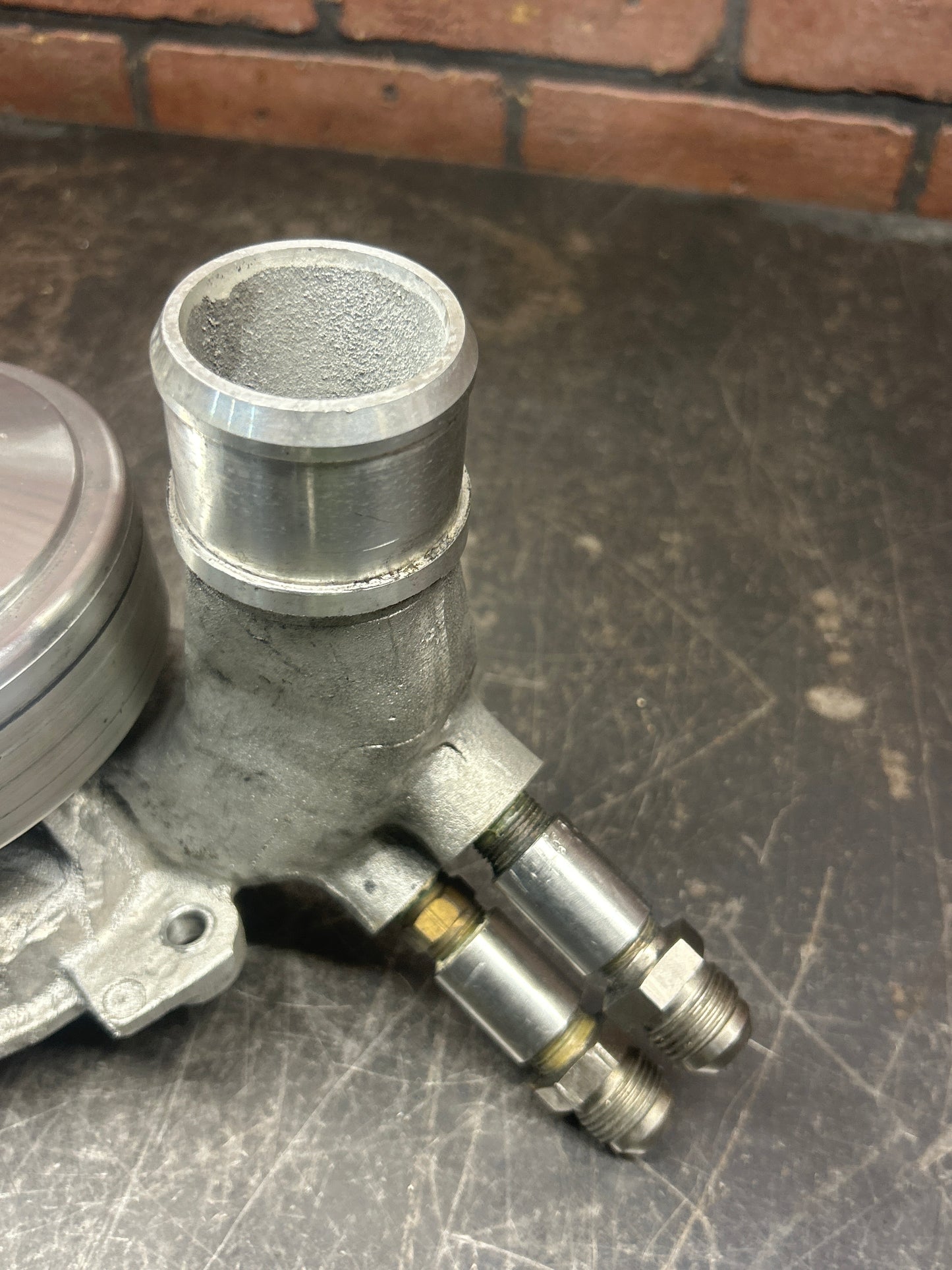 96-02 Dodge Gen 2 Viper OEM Water Pump W/AN Conversion & Billet Pulley 04763774