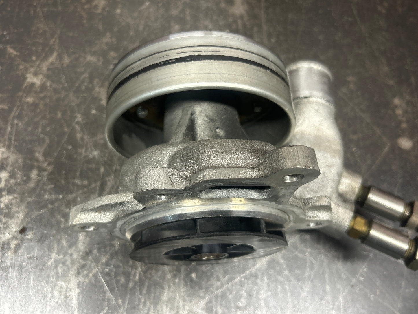 96-02 Dodge Gen 2 Viper OEM Water Pump W/AN Conversion & Billet Pulley 04763774