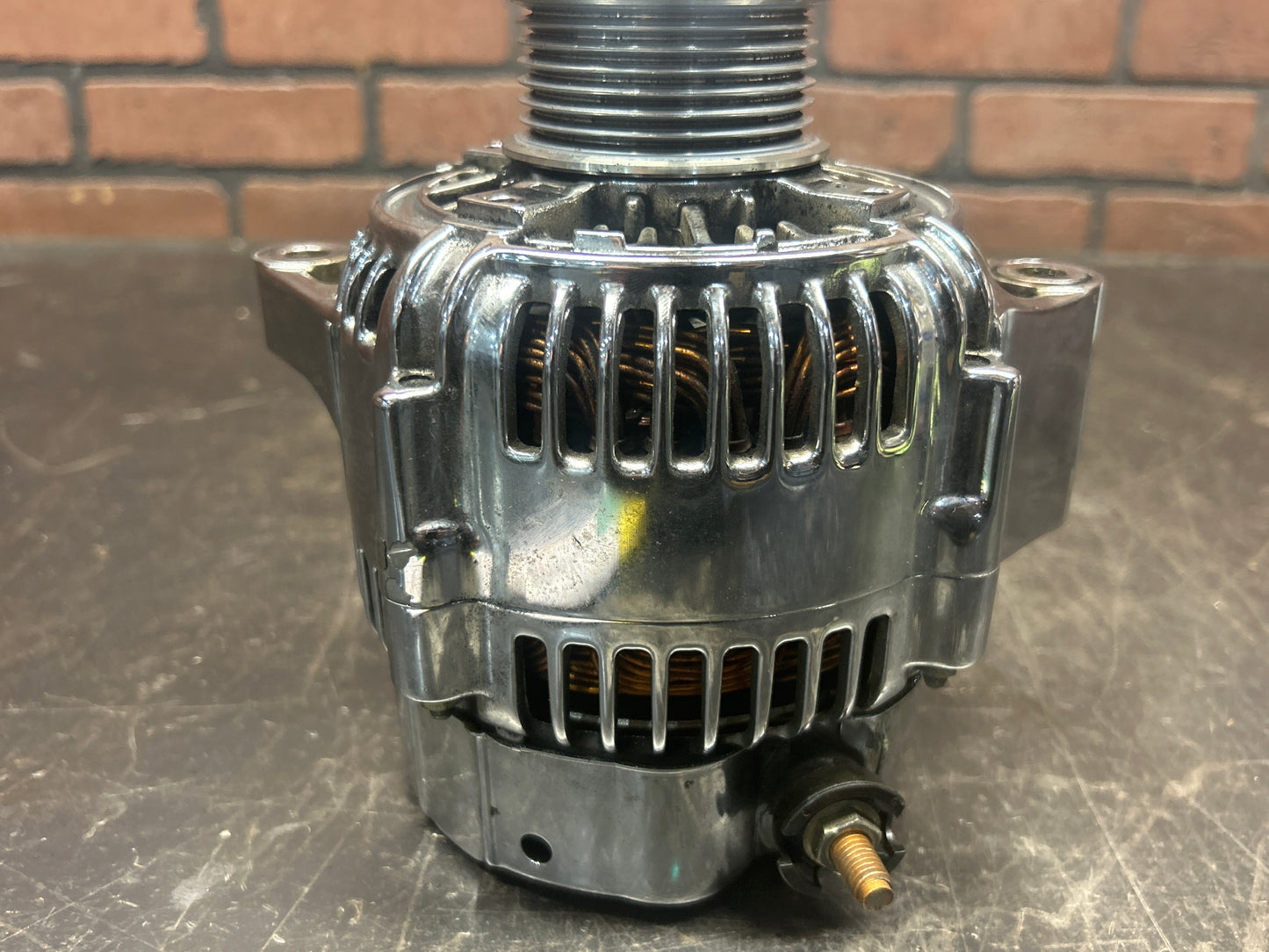 1996-2002 Dodge Gen 2 Viper 8.0L V10 Polished OEM Alternator With Billet Pulley