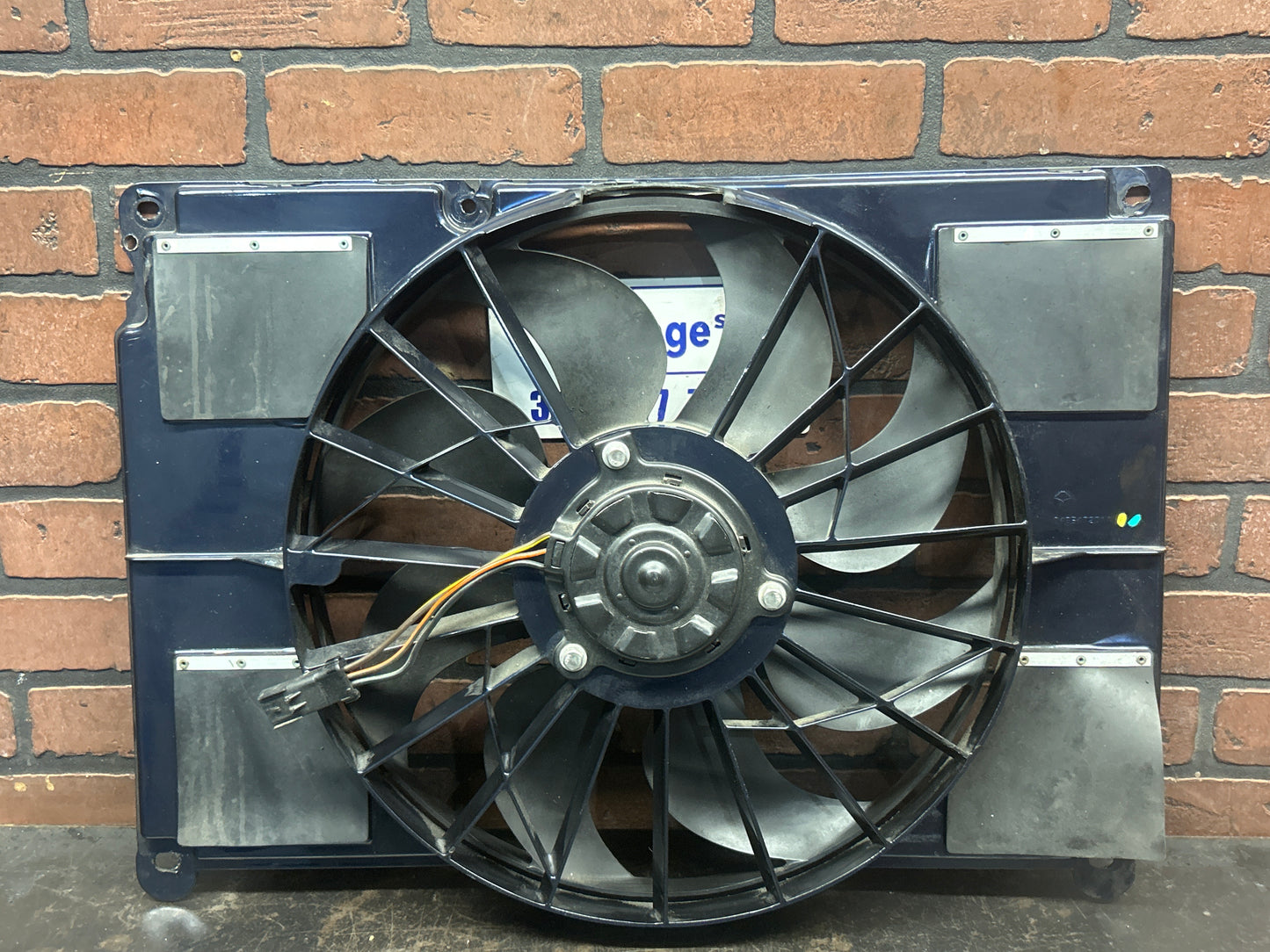 96-02 Dodge Viper Gen 2 Radiator Fan Assembly Sapphire Blue OEM 4854720AA