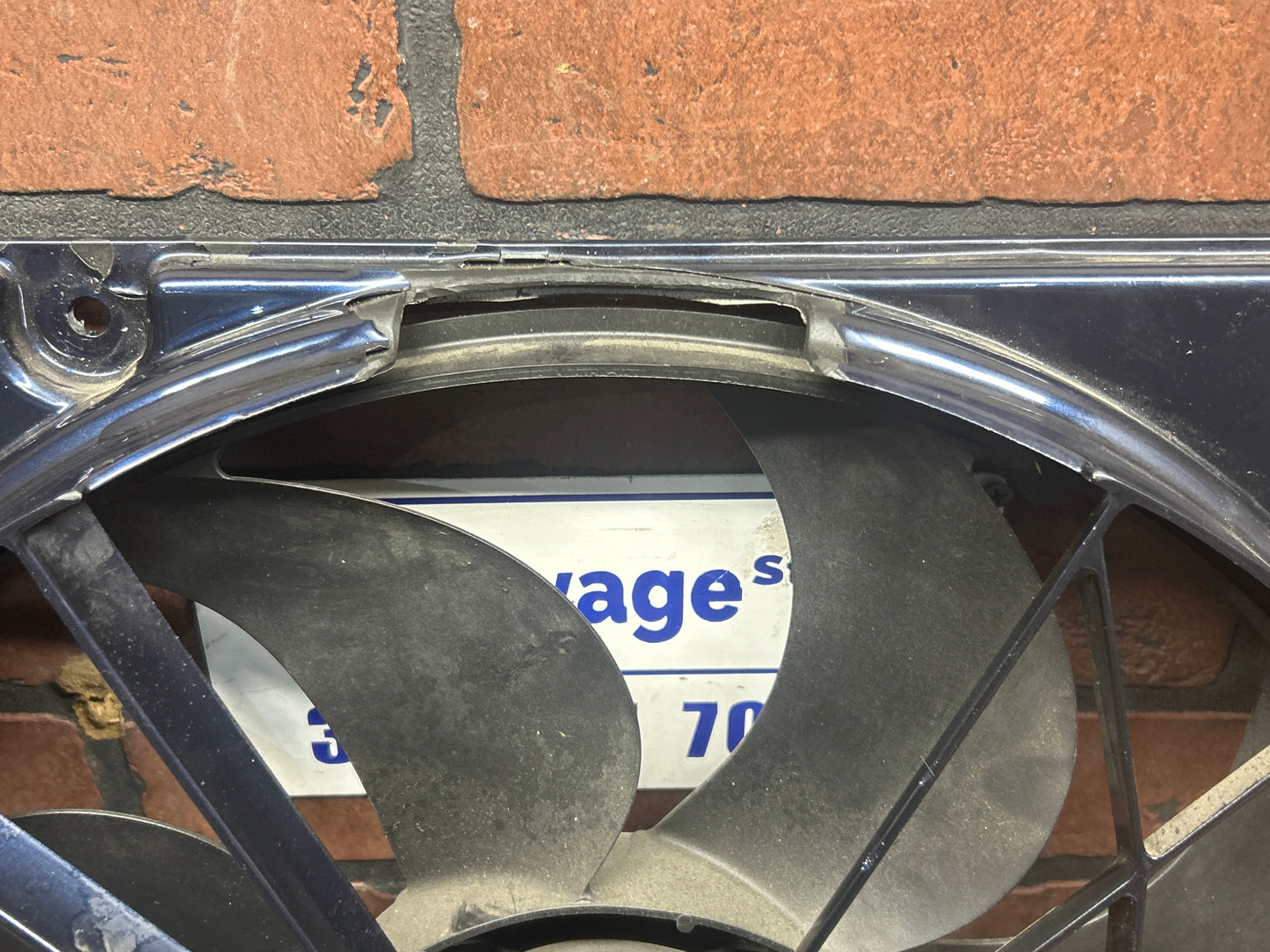 96-02 Dodge Viper Gen 2 Radiator Fan Assembly Sapphire Blue OEM 4854720AA