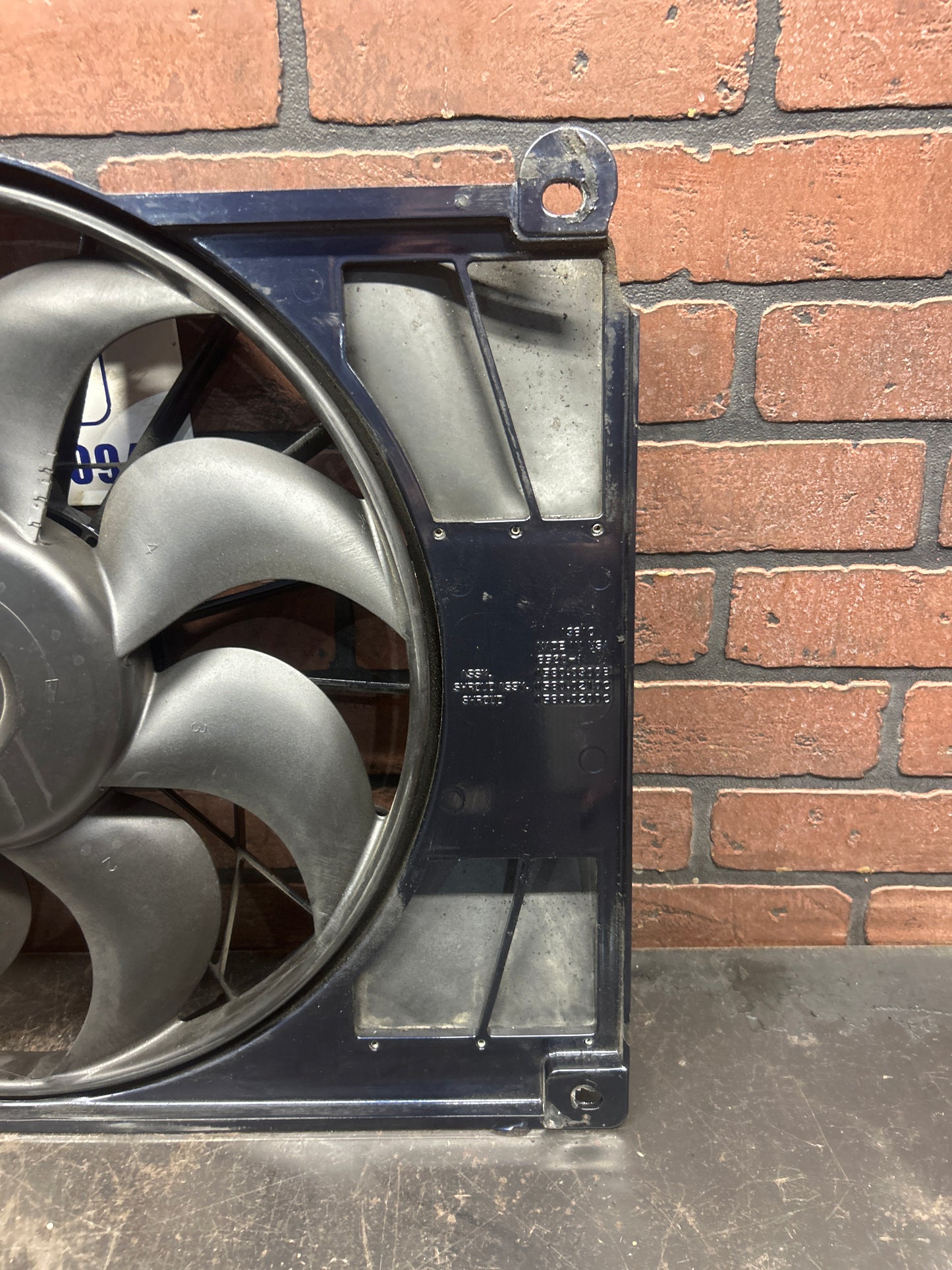 96-02 Dodge Viper Gen 2 Radiator Fan Assembly Sapphire Blue OEM 4854720AA