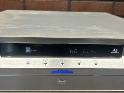 Sony DVP-NC555ES 5 Disc DVD/CD Player Silver 24w 120v 60hz Used Good Condition