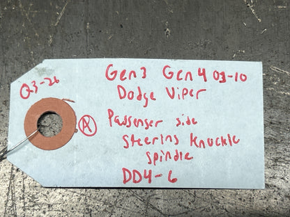 03-10 Dodge Viper Gen 3 & 4 Rear Right Spindle Knuckle OEM Dodge Viper 5290130AA