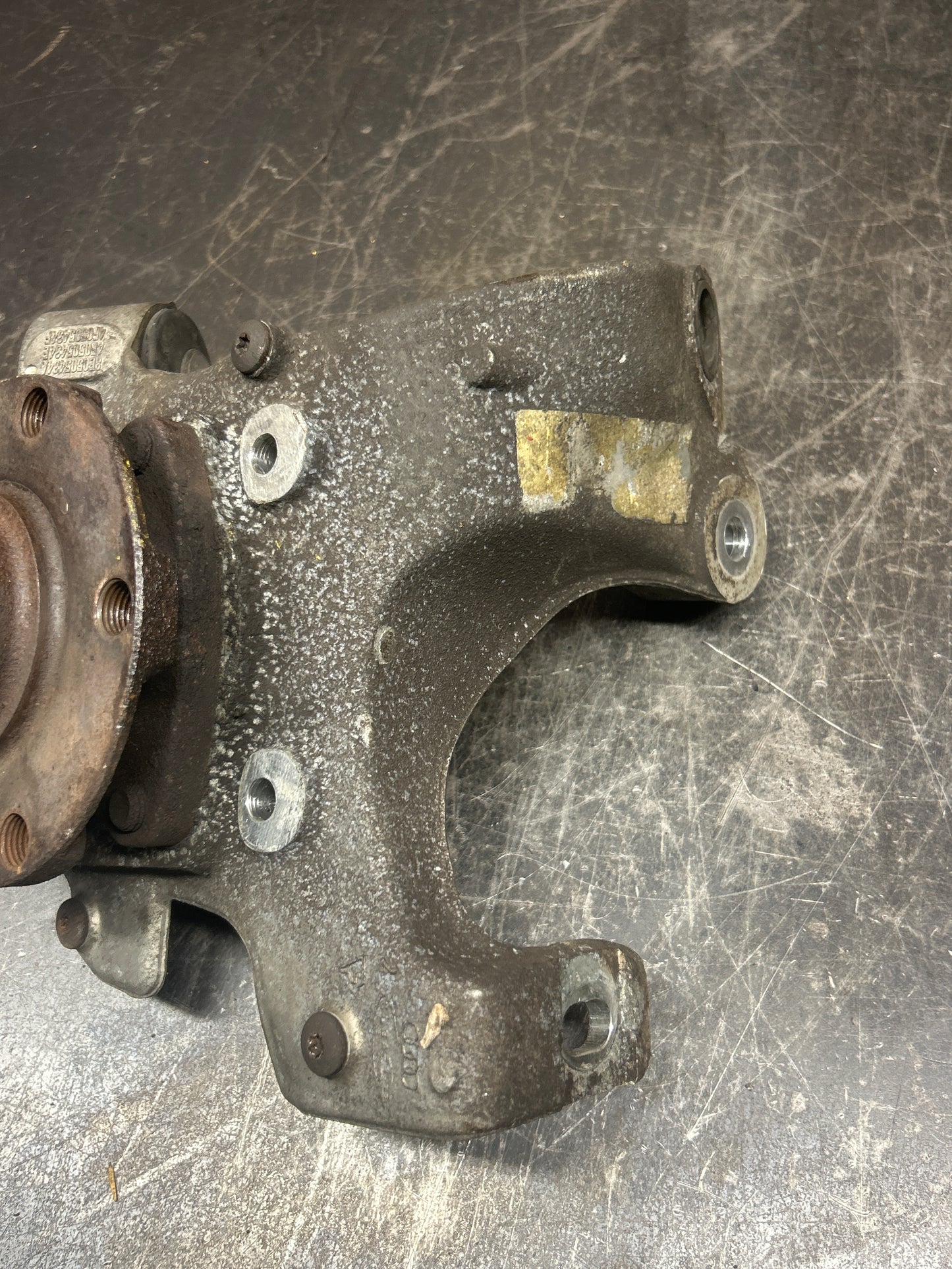 05-13 Audi A4 S4  Wheel bearing Housing Knuckle Assembly R/Rear OEM 8E0505434A