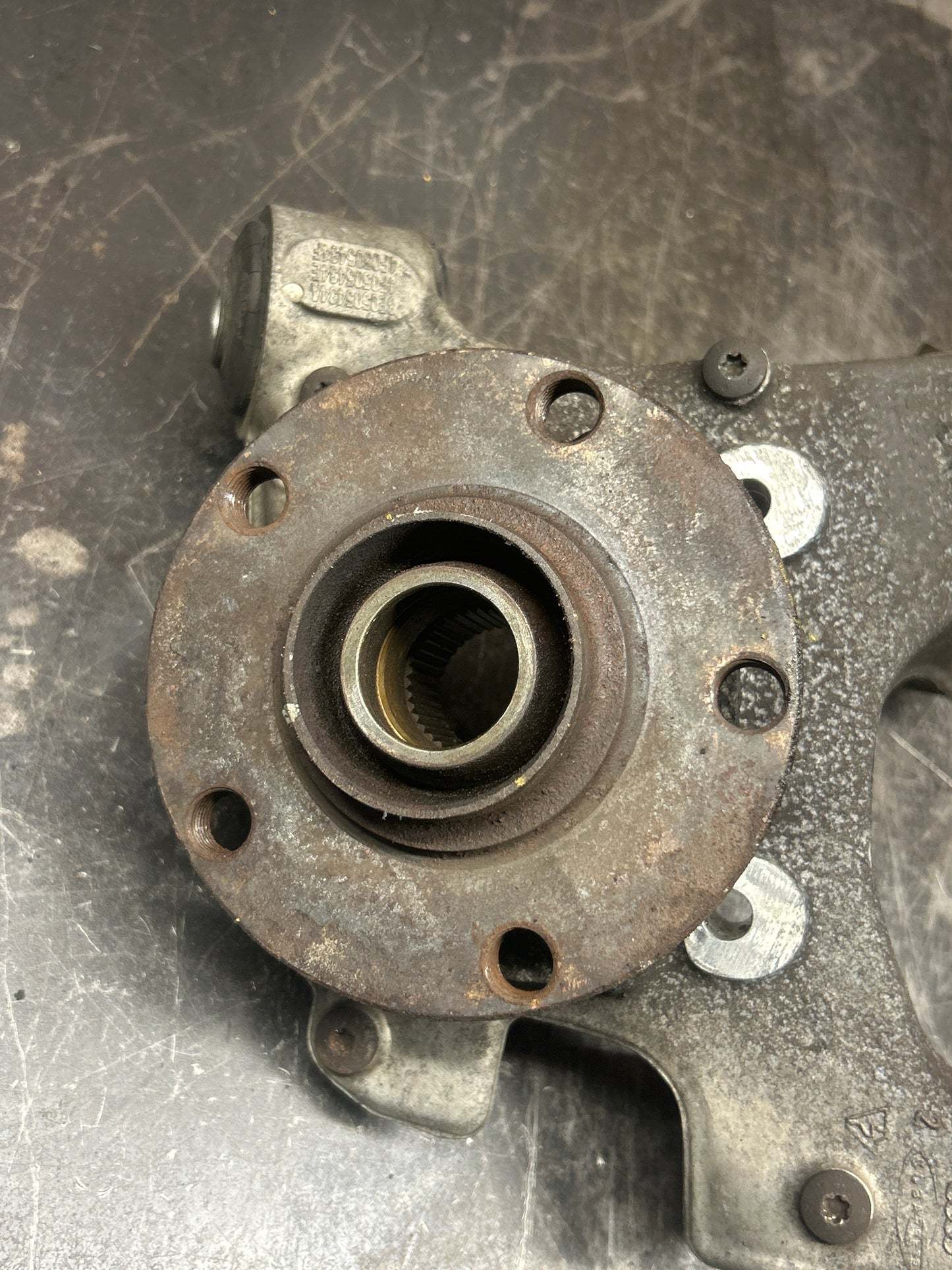 05-13 Audi A4 S4  Wheel bearing Housing Knuckle Assembly R/Rear OEM 8E0505434A