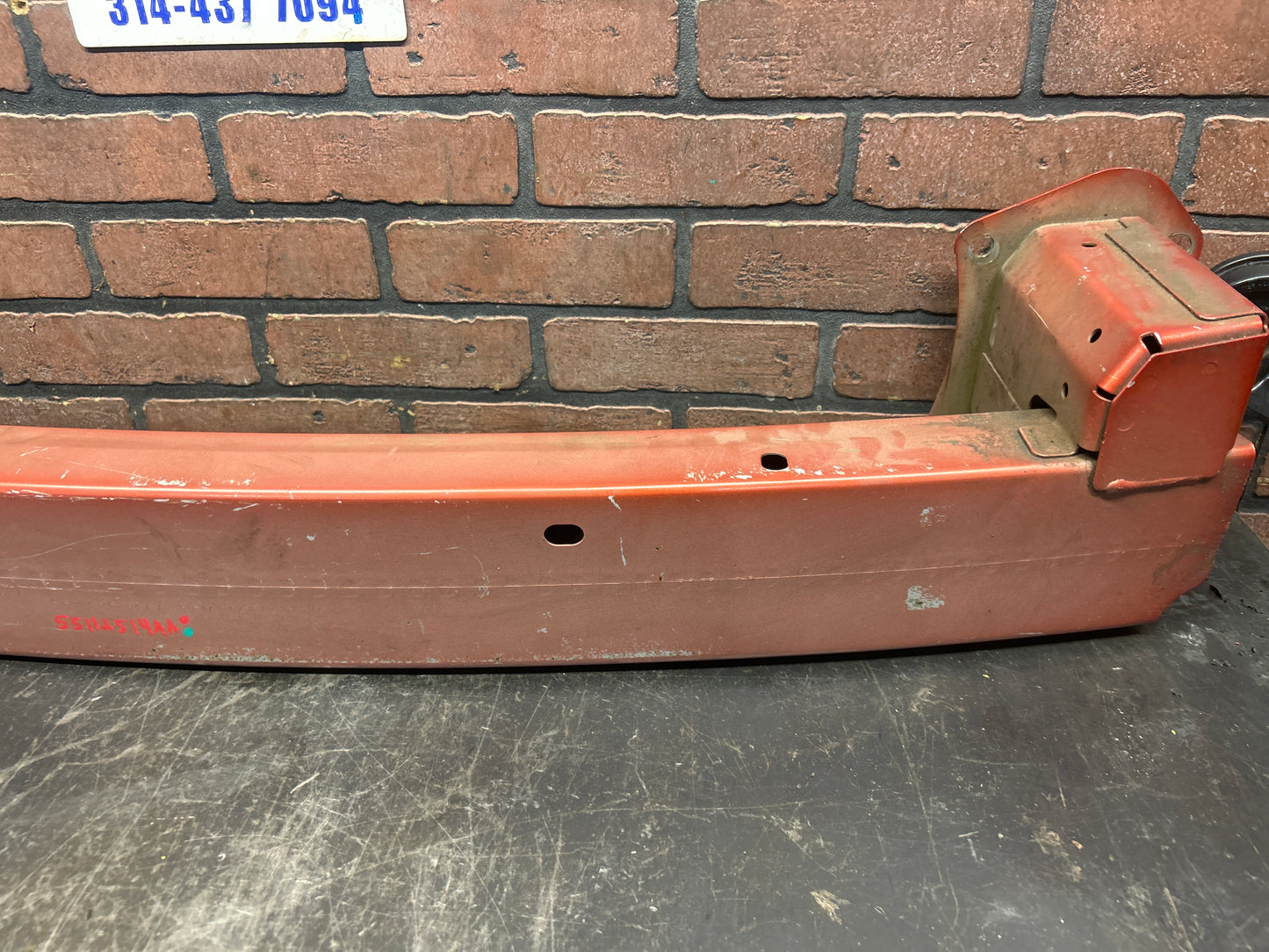 2007-2012 Dodge Caliber Front Bumper Reinforcement Bar OEM 55112514AA