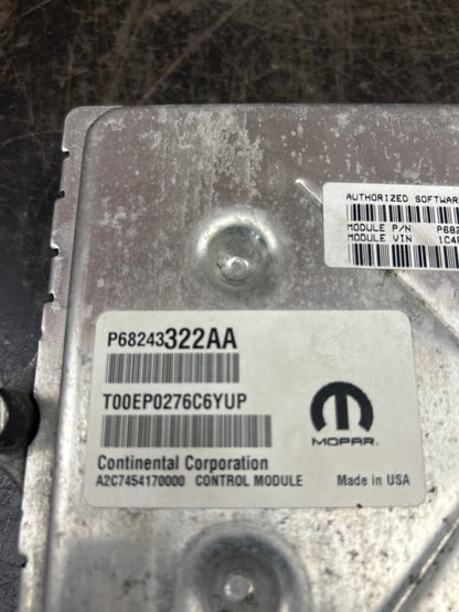 2016 Jeep Grand Cherokee SRT PCM ECU BCM Pedal Ignition Hub Receiver Package OEM
