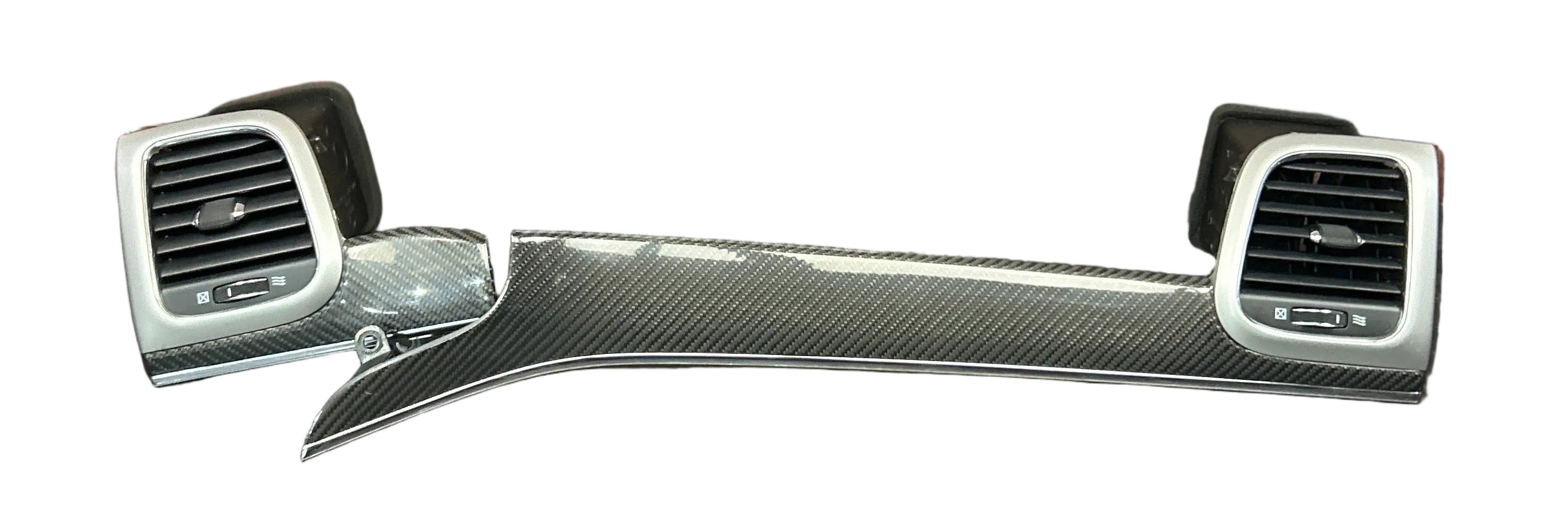 2011-2021 JEEP GRAND CHEROKEE SRT OEM DASHBOARD VENTS WITH CARBON FIBER TRIM
