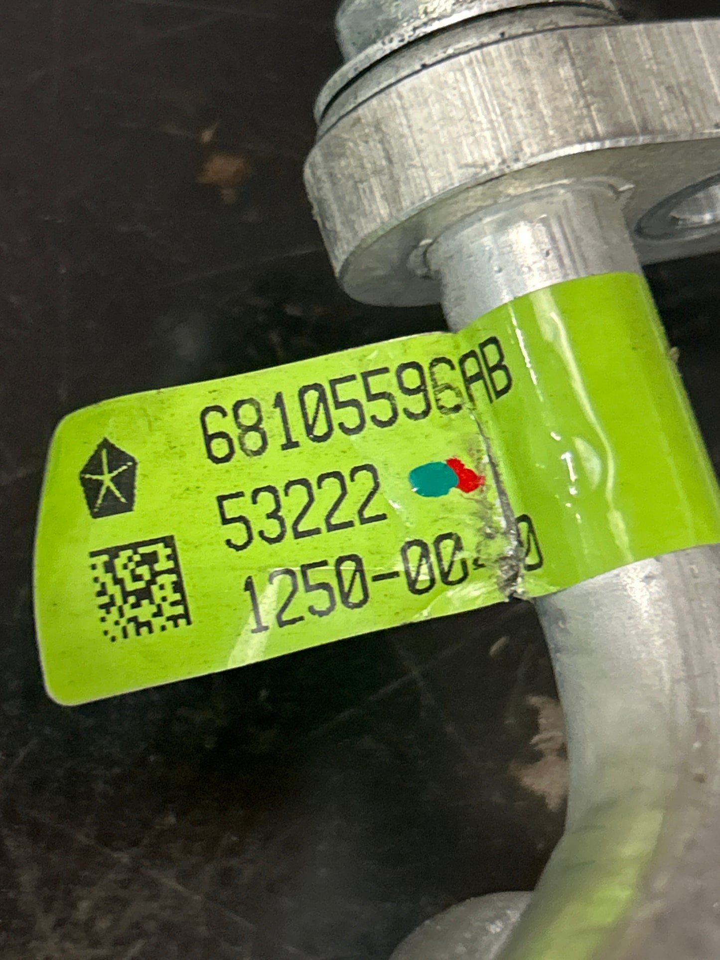 2016-2021 Dodge Durango Jeep Grand Cherokee A/C Liquid & Suction Lines OEM
