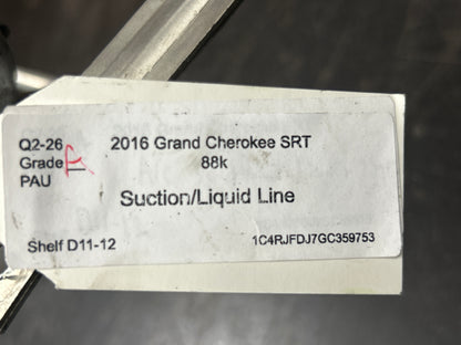 2016-2021 Dodge Durango Jeep Grand Cherokee A/C Liquid & Suction Lines OEM