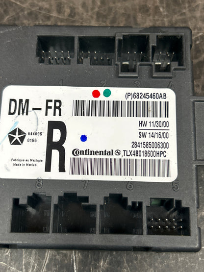 2015-16 Dodge Chrysler Jeep Right Passenger Door Control Module OEM 68245461AB