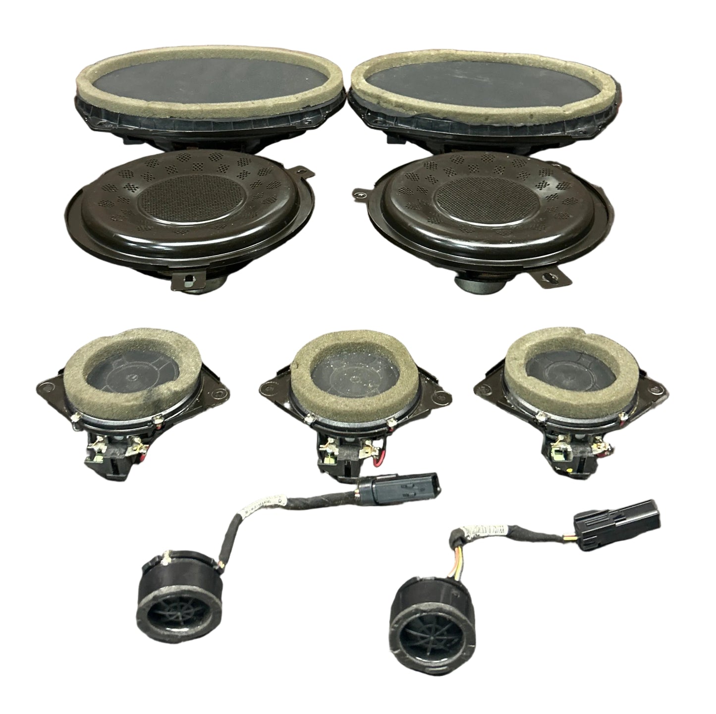 2012-2021 Jeep Grand Cherokee Sound Audio Speaker Assembly Set of 9 OEM