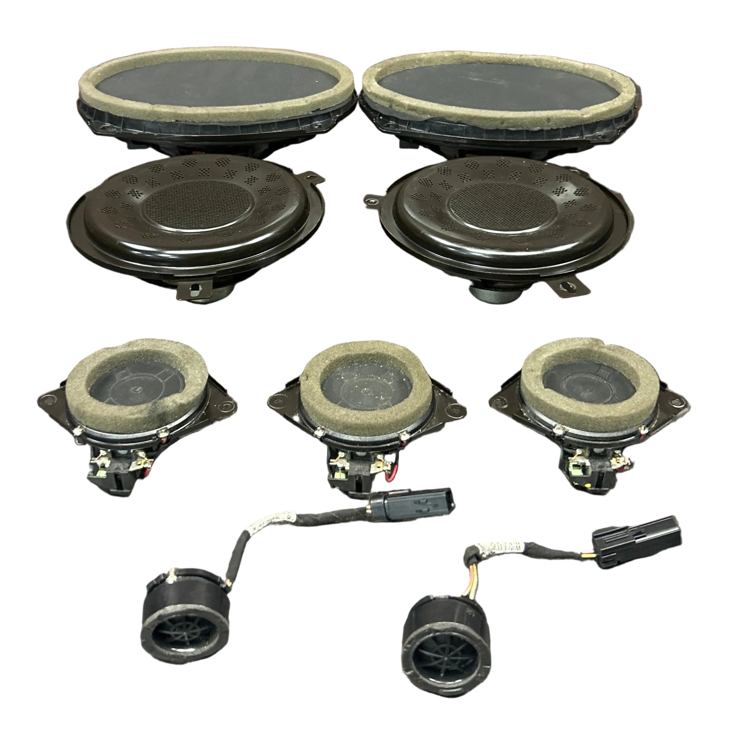 2012-2021 Jeep Grand Cherokee Sound Audio Speaker Assembly Set of 9 OEM