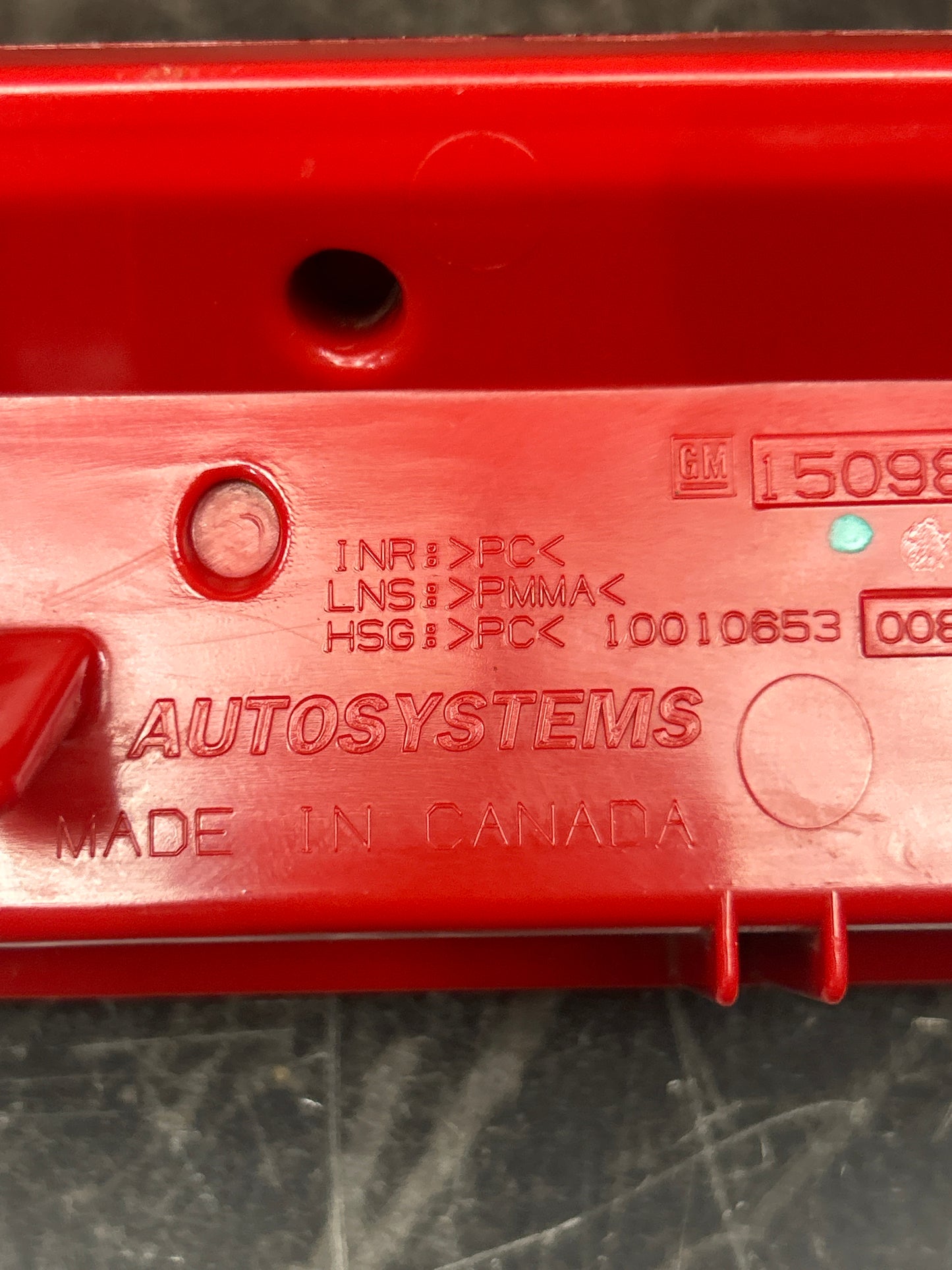 02-13 Cadillac Escalade EXT Pickup Truck Third Brake Light 3rd Tail Lamp OEM