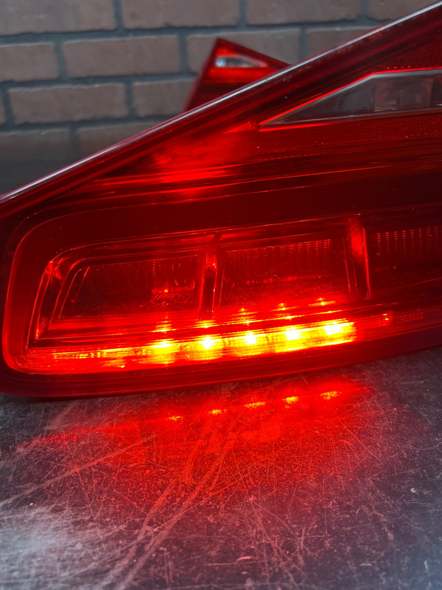2011-2014 AUDI A8 L REAR LEFT RIGHT INNER TAILLIGHT TAIL LIGHT LAMP SET OEM