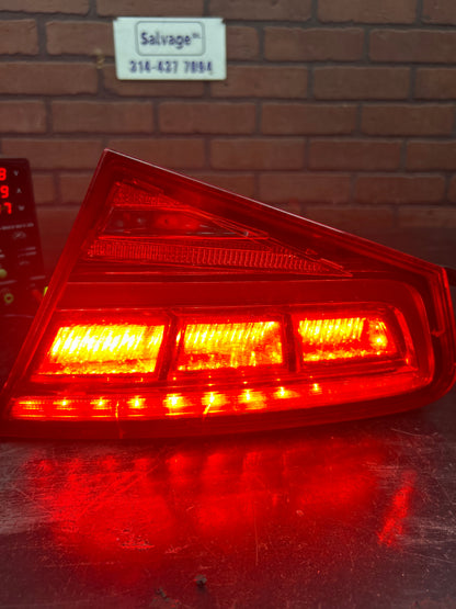 2011-2014 AUDI A8 L REAR LEFT RIGHT INNER TAILLIGHT TAIL LIGHT LAMP SET OEM