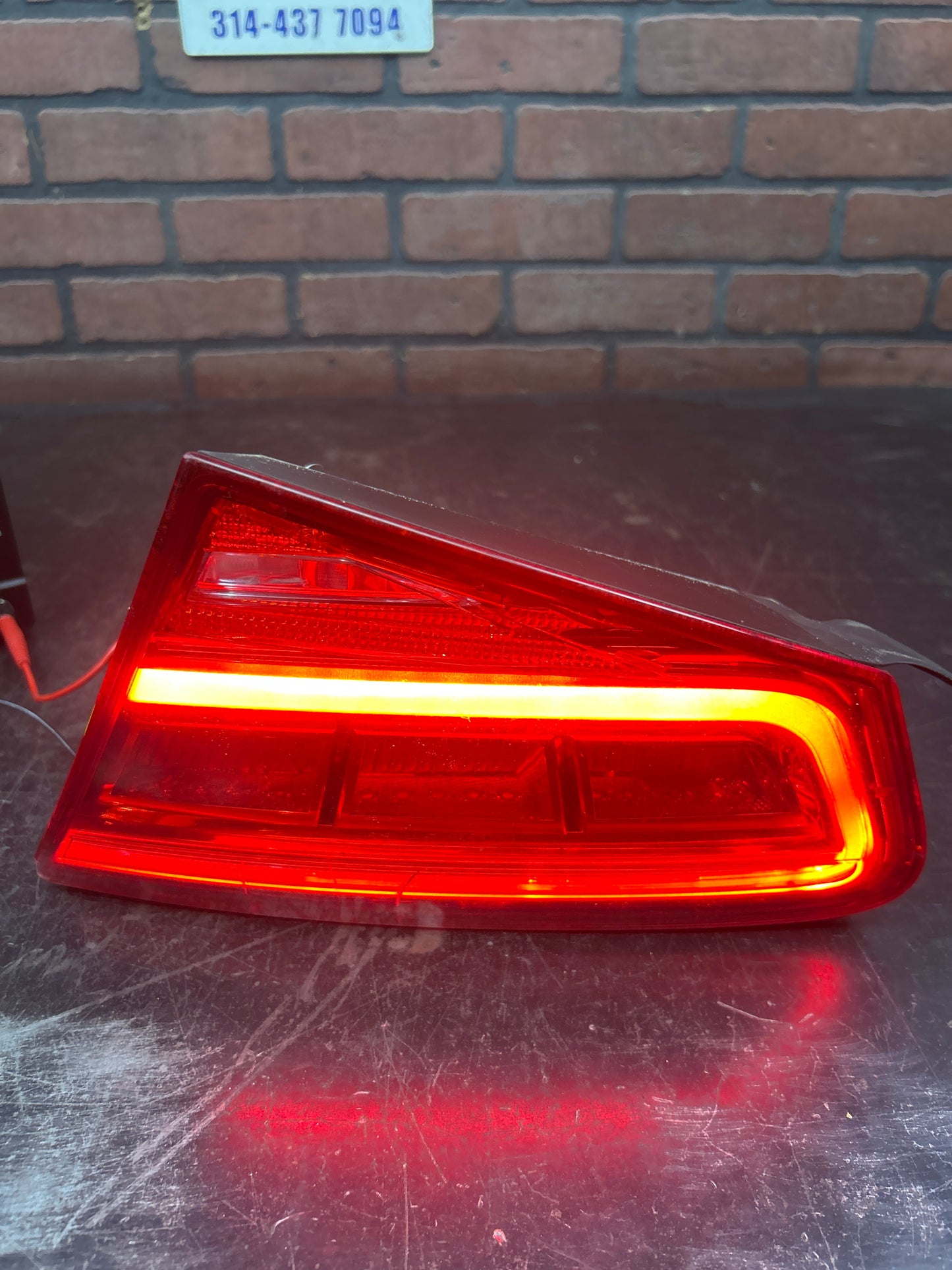 2011-2014 AUDI A8 L REAR LEFT RIGHT INNER TAILLIGHT TAIL LIGHT LAMP SET OEM