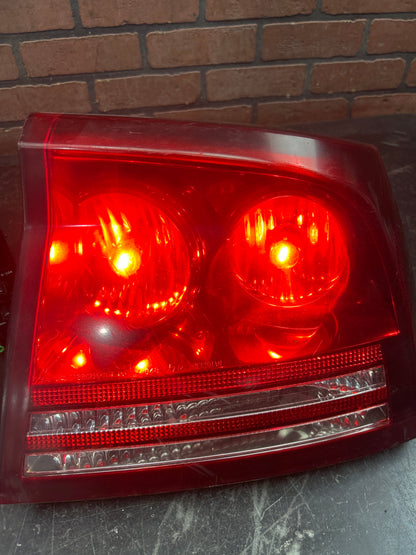DMG 2006-2008 Dodge Charger Rear Tail Light Lamp Assembly Set Pair OEM