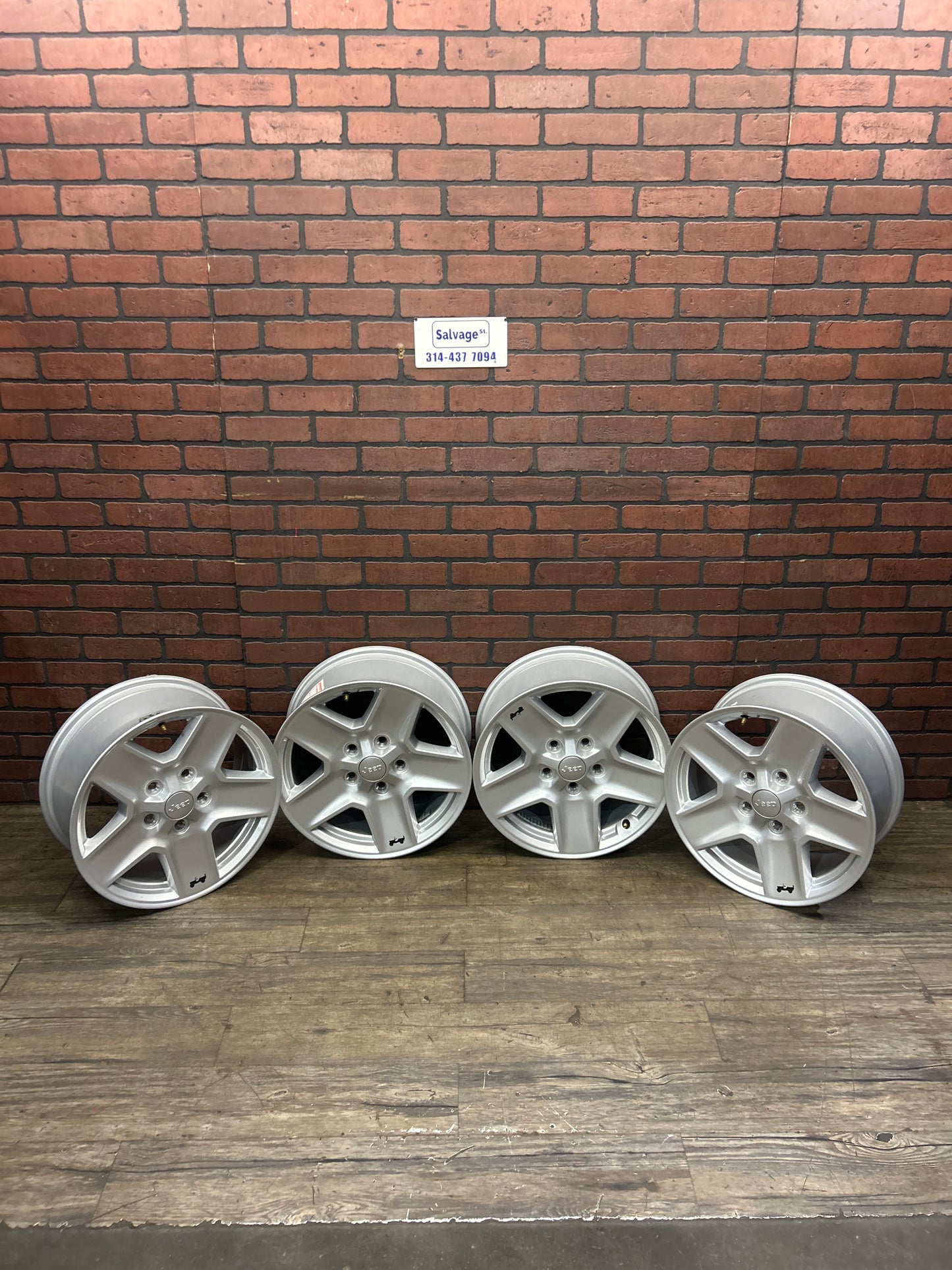 2019 - 2021 Jeep Wrangler Gladiator Wheels 17x7.5 Factory OEM Set of (4) Rims