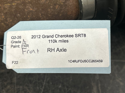 2011-12 JEEP GRAND CHEROKEE FRONT RIGHT PASSENGER SIDE AXLE SHAFT HALFSHAFT OEM