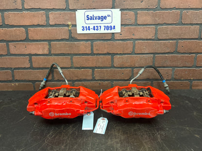 2012-2017 Jeep Grand Cherokee SRT8 Rear Brembo Brake Caliper Set Pair OEM