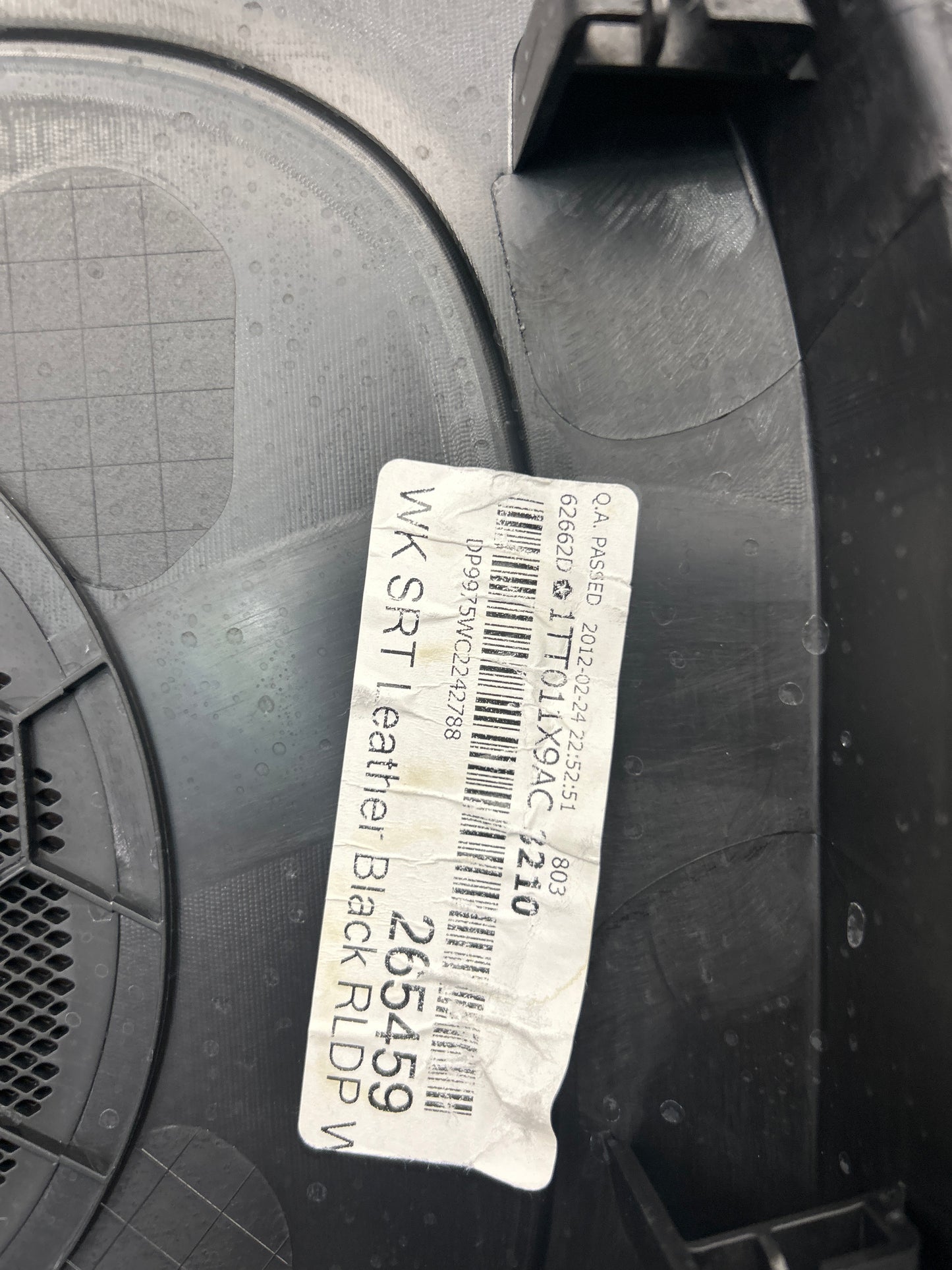 2011-2013 Jeep Grand Cherokee OEM Rear Driver Left Side Door Trim Panel