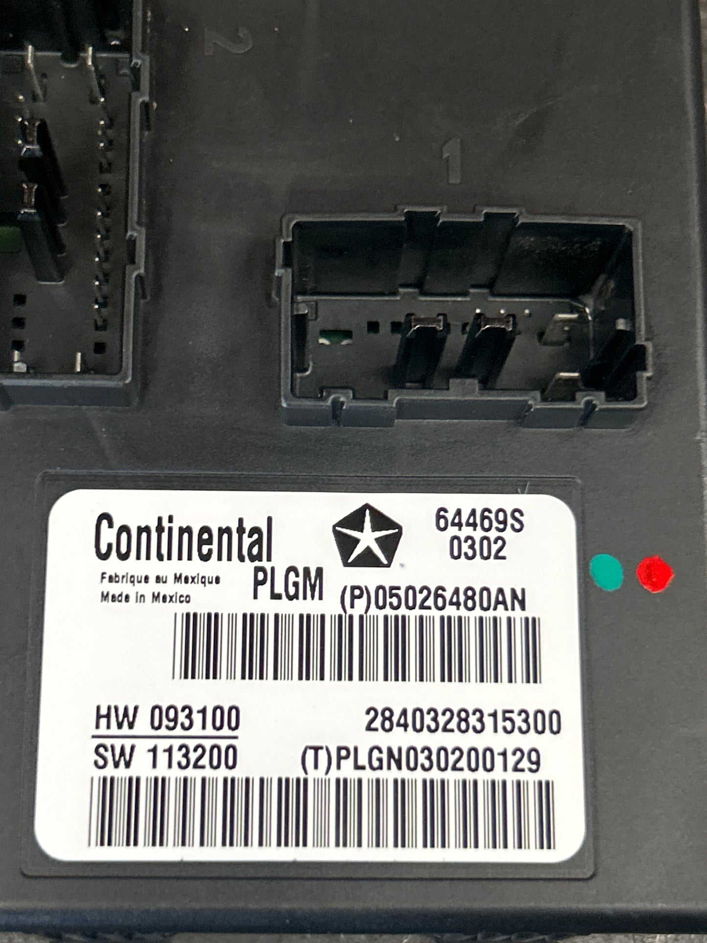 2011-2013 Grand Cherokee Durango Power Liftgate Module OEM 05026480AN