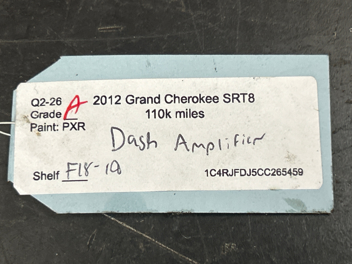 2012 JEEP GRAND CHEROKEE SRT8 6.4L 4X4 OEM AUDIO AMPLIFIER 05035129AC