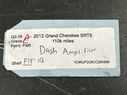 2012 JEEP GRAND CHEROKEE SRT8 6.4L 4X4 OEM AUDIO AMPLIFIER 05035129AC