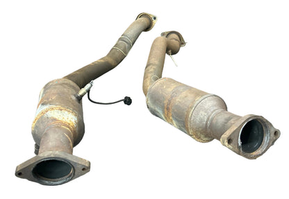 2012-2017 JEEP GRAND CHEROKEE SRT RIGHT LEFT EXHAUST DOWN PIPE TUBE SET