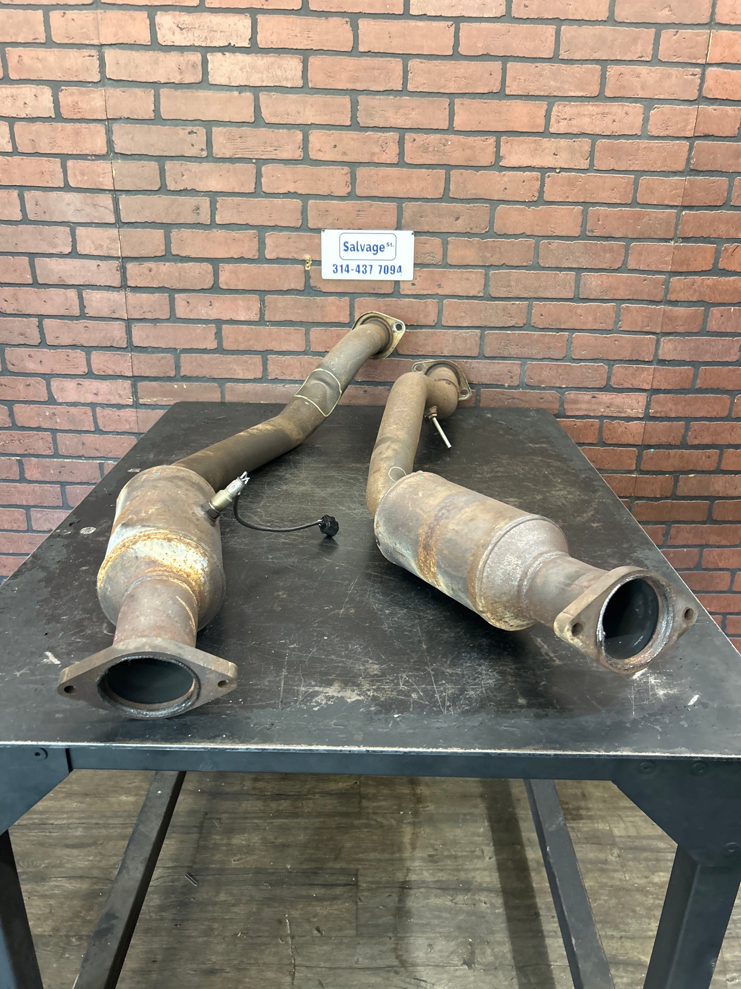 2012-2017 JEEP GRAND CHEROKEE SRT RIGHT LEFT EXHAUST DOWN PIPE TUBE SET