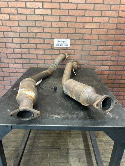 2012-2017 JEEP GRAND CHEROKEE SRT RIGHT LEFT EXHAUST DOWN PIPE TUBE SET