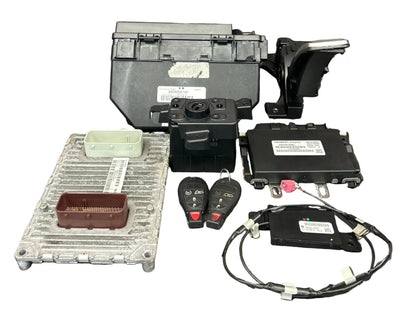 2012 JEEP GRAND CHEROKEE SRT8 6.4L ECM PCM PEDAL IGNITION FUSE BOX TCM PACKAGE