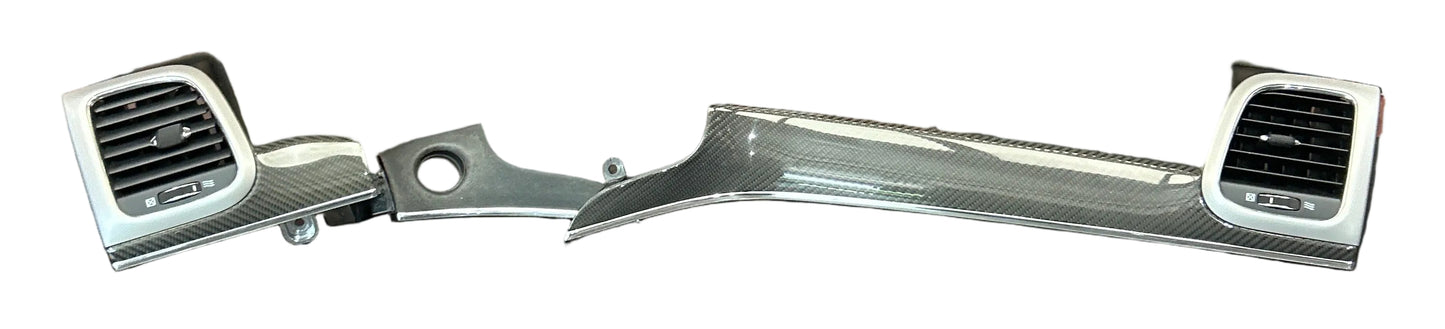 2011-2021 Jeep Grand Cherokee SRT8 Carbon Fiber Front Dash Vent Trim Set OEM