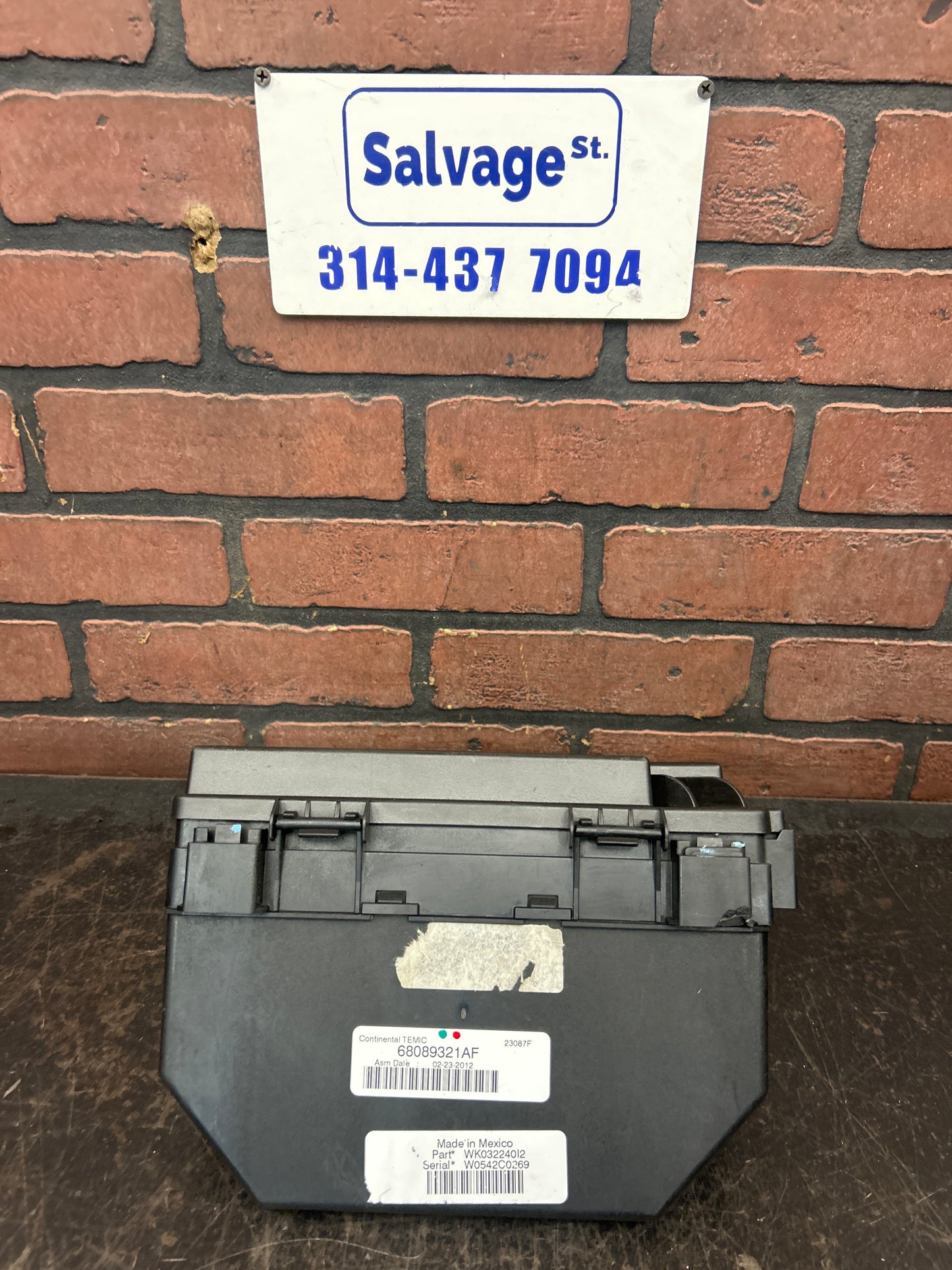 2012 JEEP GRAND CHEROKEE SRT8 6.4L ECM PCM PEDAL IGNITION FUSE BOX TCM PACKAGE