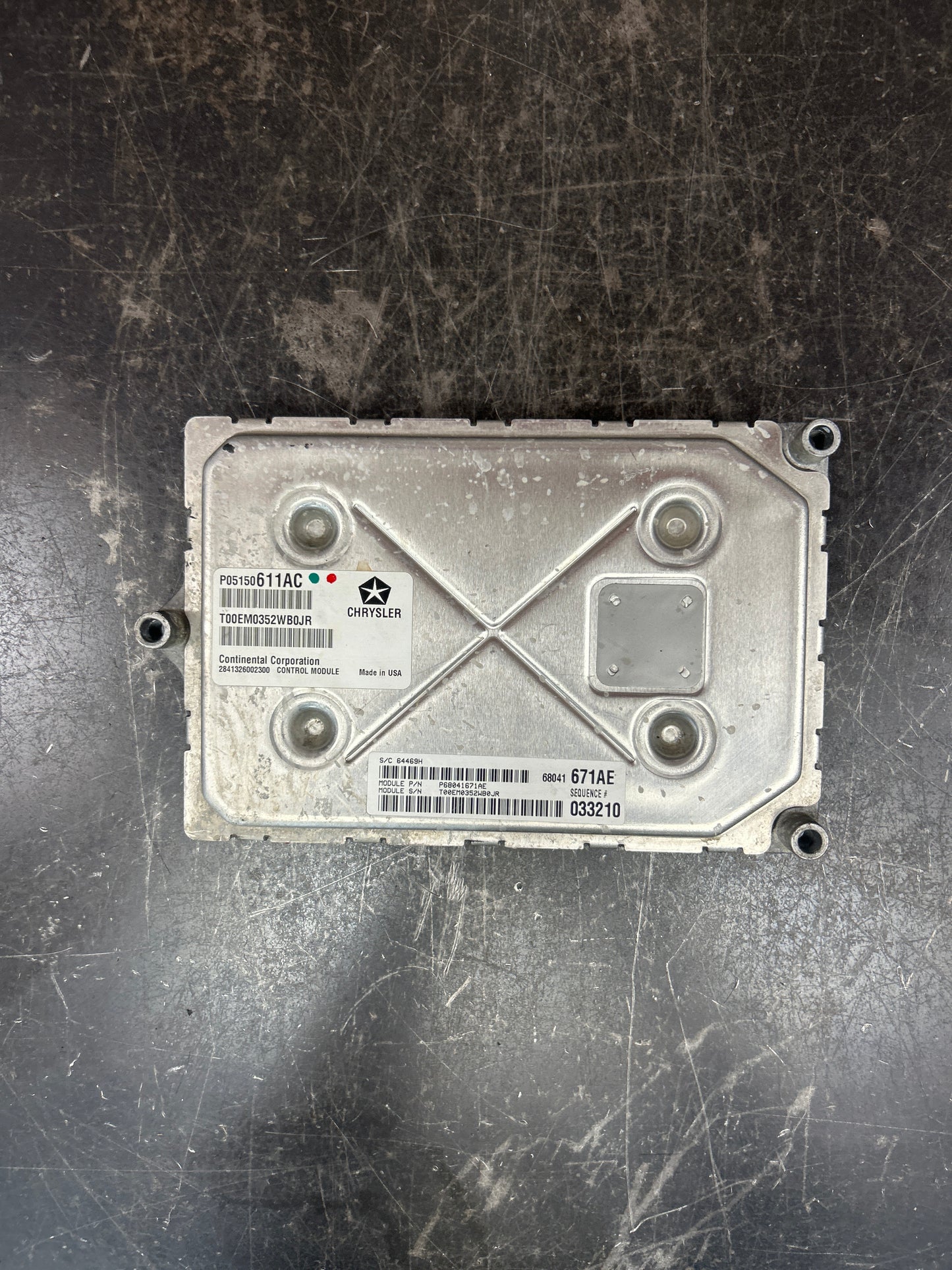 2012 JEEP GRAND CHEROKEE SRT8 6.4L ECM PCM PEDAL IGNITION FUSE BOX TCM PACKAGE