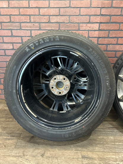 20” JEEP GRAND CHEROKEE SRT8 BLACK CHROME OEM WHEEL RIM SET OF 4 20x10