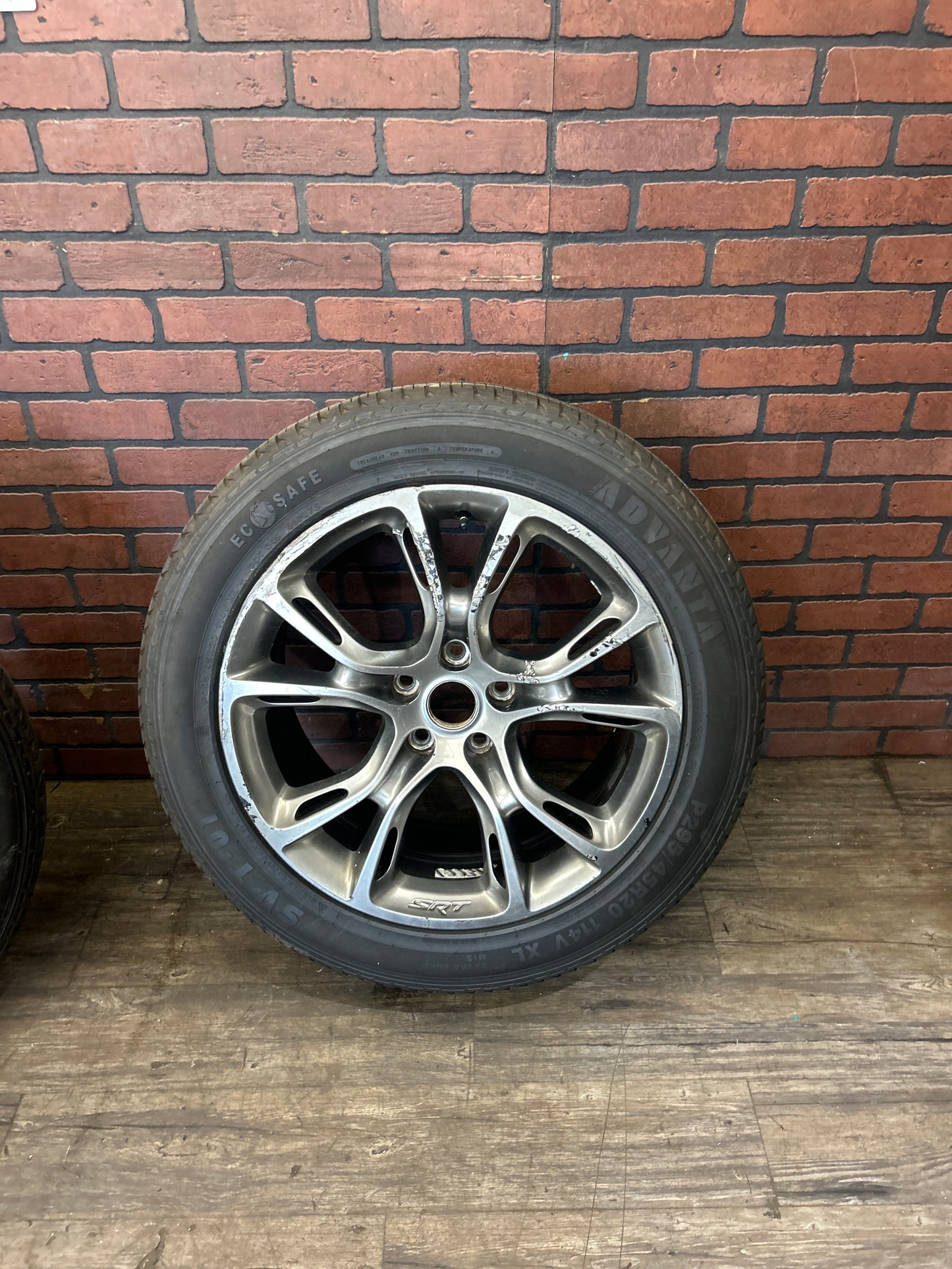 20” JEEP GRAND CHEROKEE SRT8 BLACK CHROME OEM WHEEL RIM SET OF 4 20x10