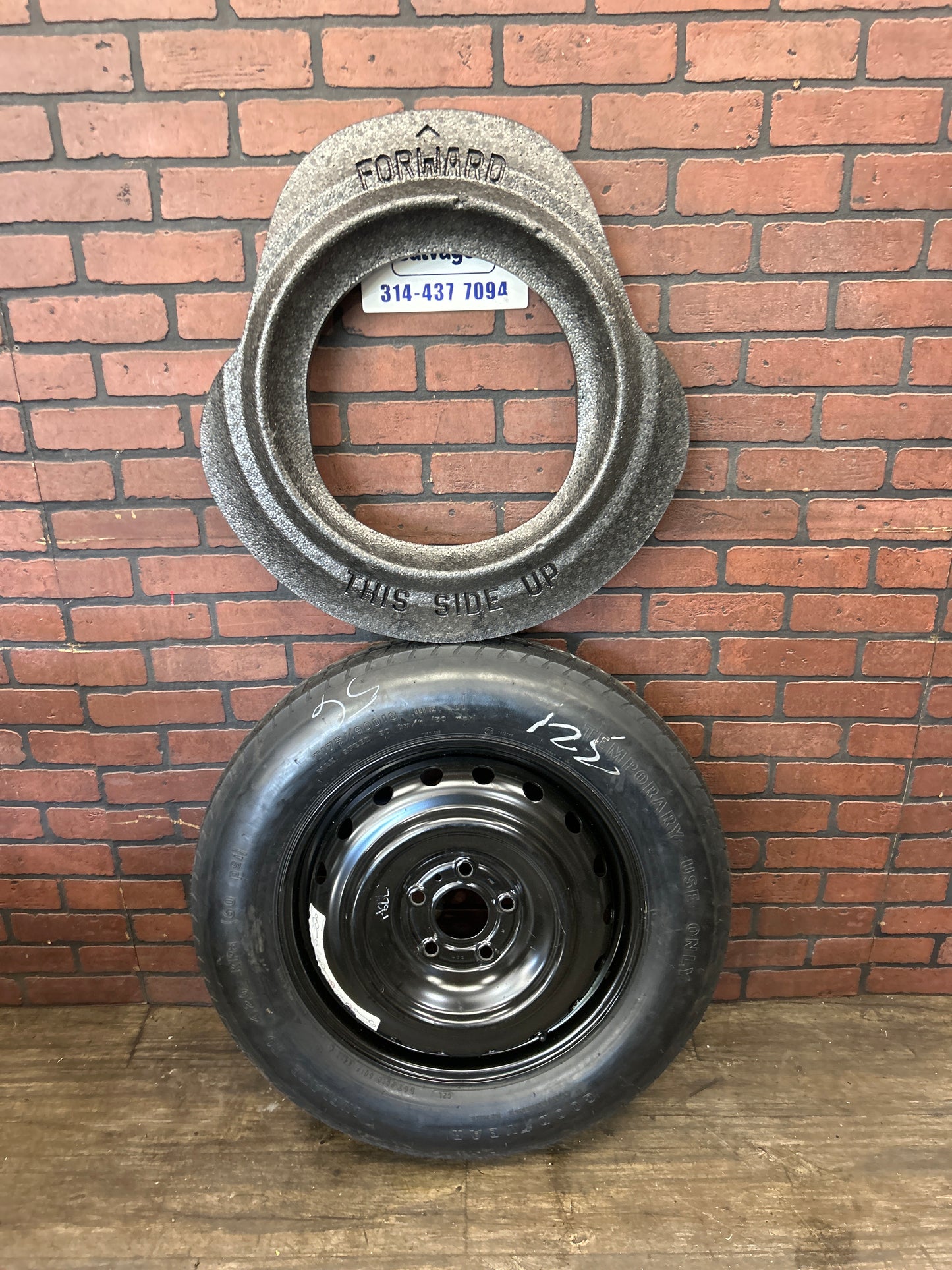 JEEP GRAND CHEROKEE SRT 11-26 245/65 R18 18 INCH EMERGENCY WHEEL RIM TIRE SPARE