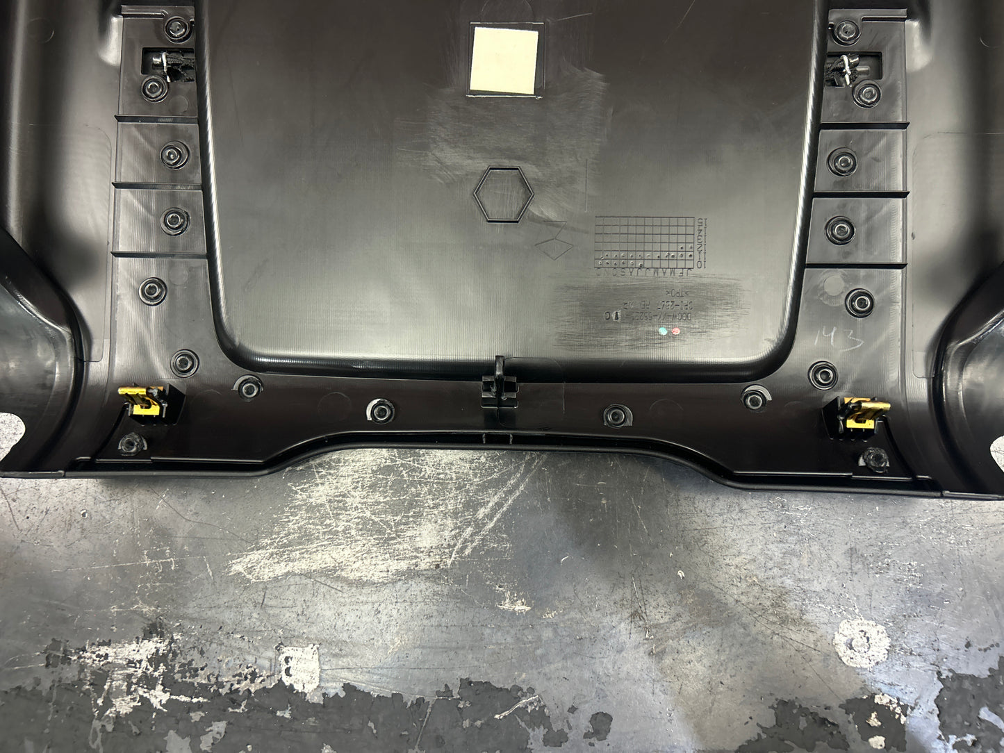 11-21 Grand Cherokee Left or Right Front Seat Back Panel Trim Black Used OEM