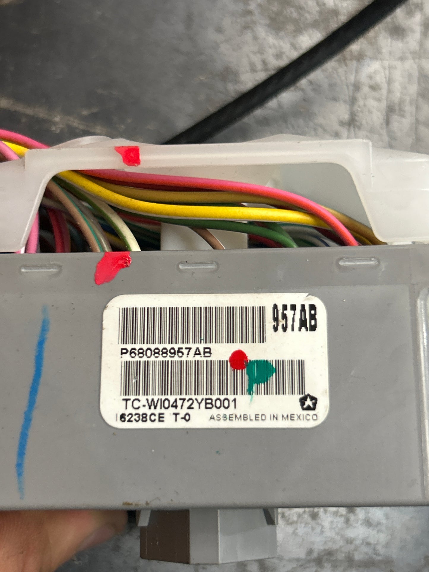 2012 JEEP GRAND CHEROKEE SRT8 6.4L OEM DASH WIRE WIRING HARNESS ASSEMBLY