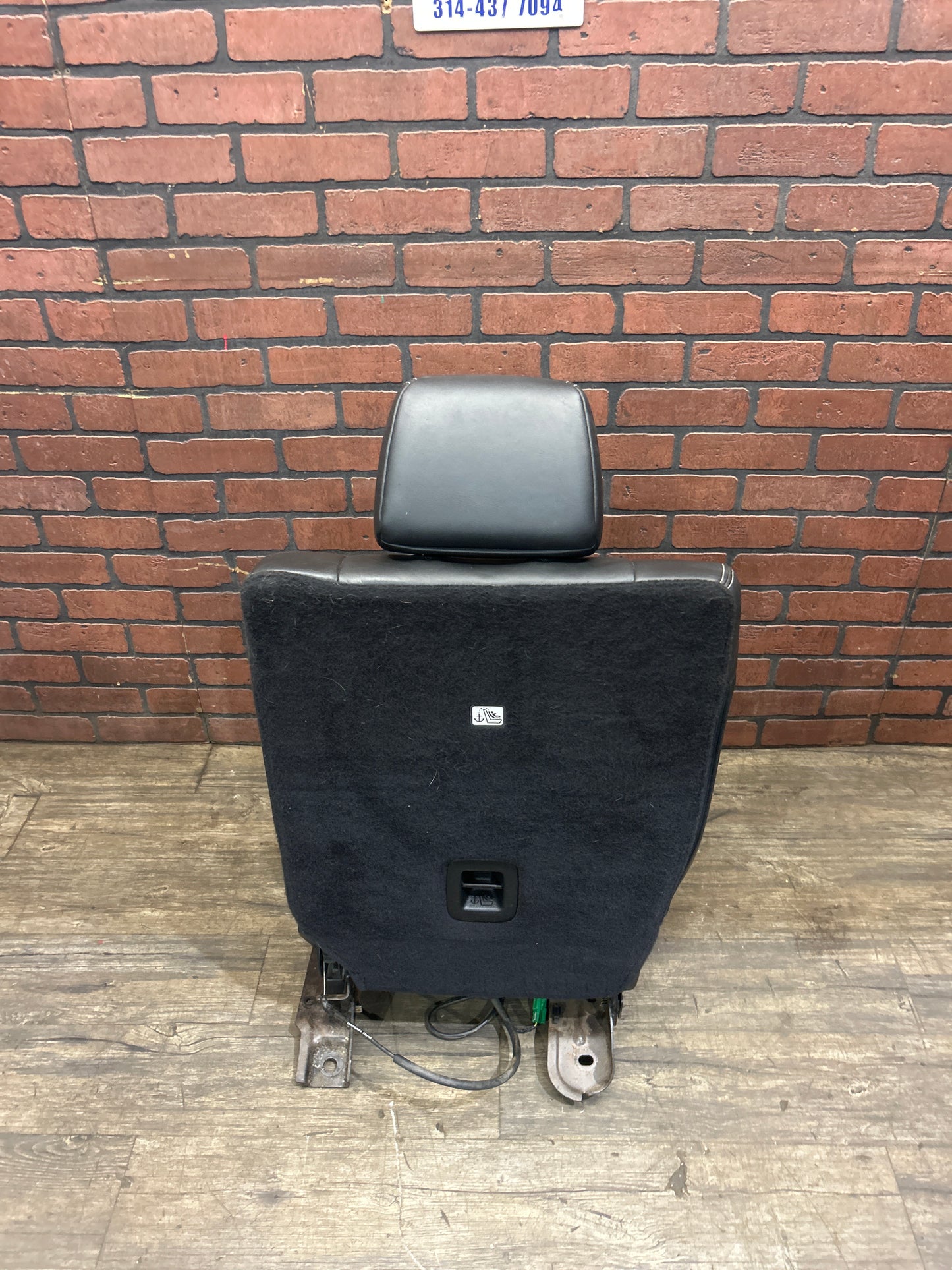 2011-2013 Jeep Grand Cherokee SRT8 Rear Passenger RH Seat Heated Black Suede