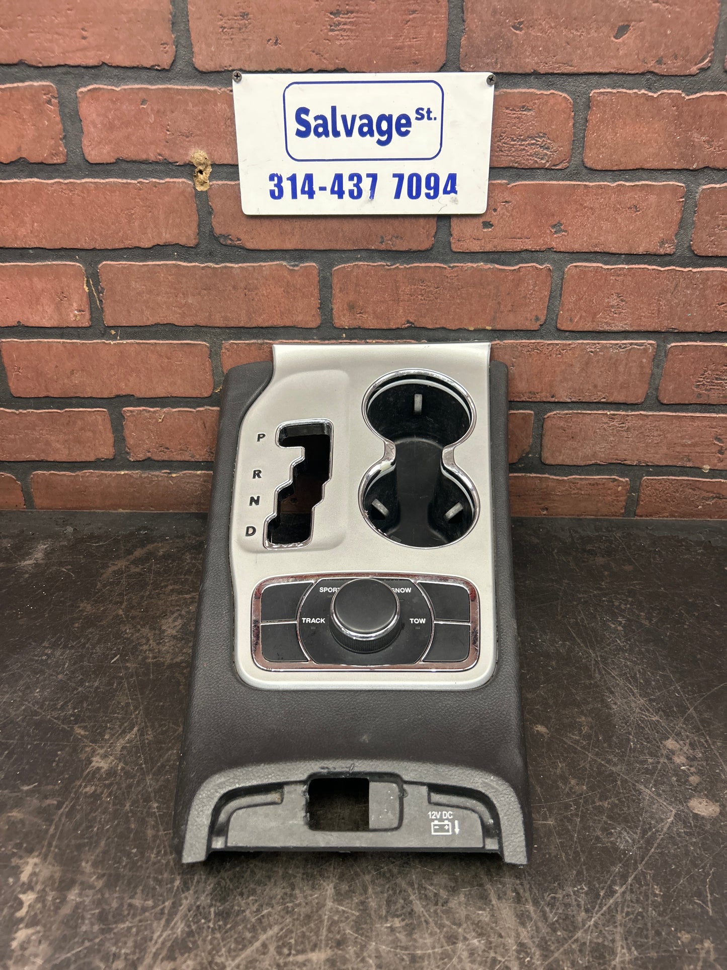 2011-2013 Jeep Grand Cherokee SRT8 Center Console Shifter Cup Holder Bezel