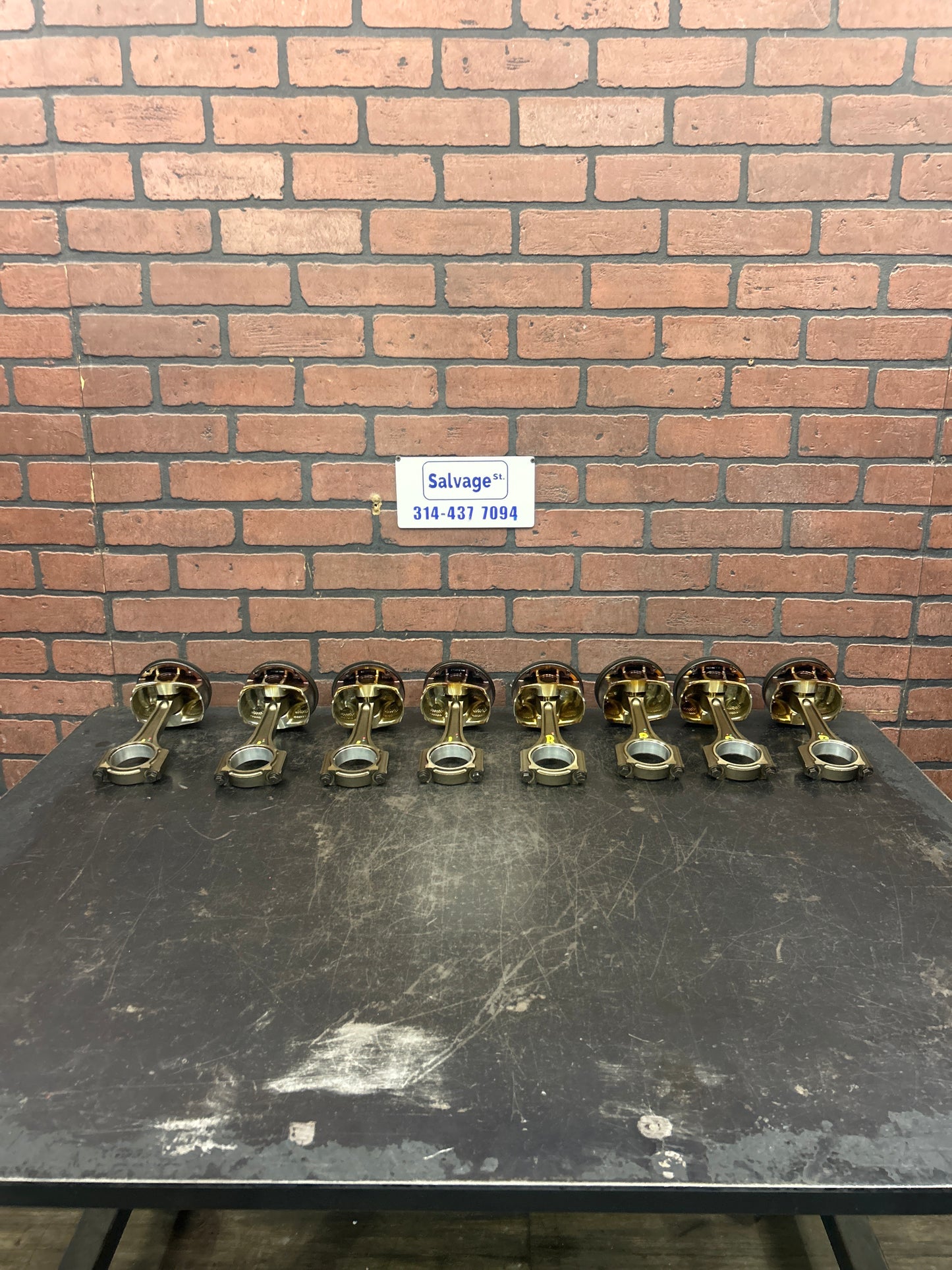 2011-2023 Dodge SRT Scat Pack 6.4L OEM ENGINE PISTONS & PIN CONNECTING RODS OEM