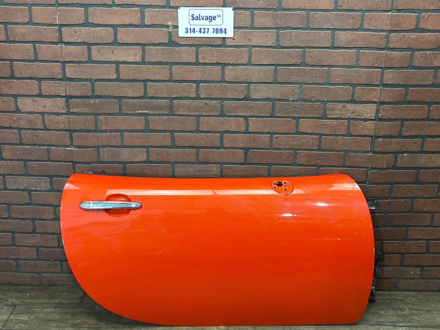 2006-2009 Pontiac Solstice Convertible Front Passenger RH Door Shell Orange OEM