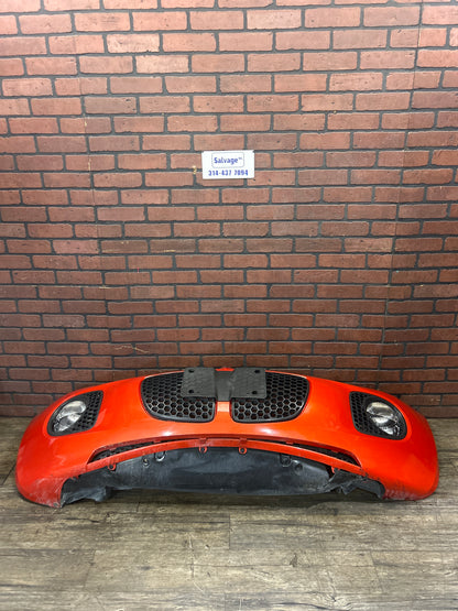 2007-2009 Pontiac Solstice GXP Front Bumper Cover w/ Lights Orange OEM