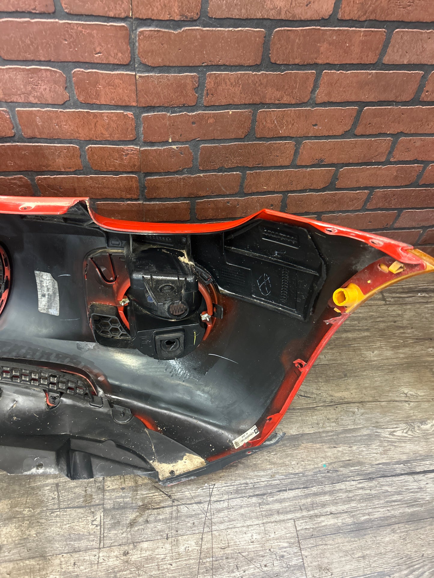 2007-2009 Pontiac Solstice GXP Front Bumper Cover w/ Lights Orange OEM