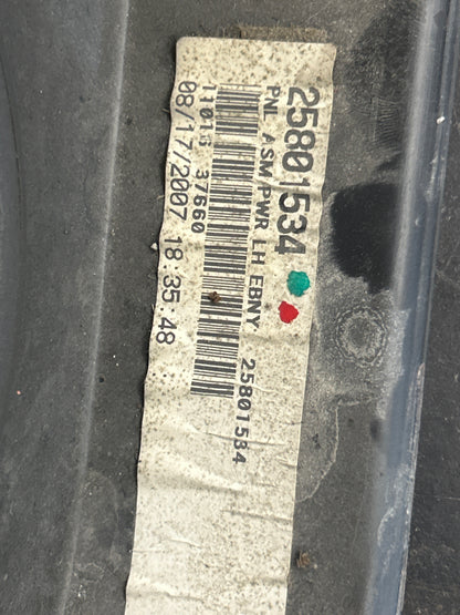 07-08 PONTIAC SOLSTICE FRONT DRIVER LEFT INSIDE DOOR TRIM PANEL 25801534